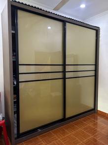 Wardrobe with glass Sliding doors