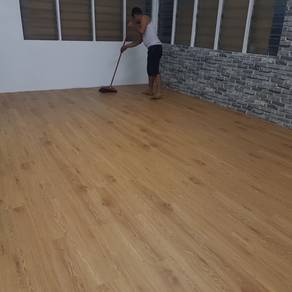 INSTALL VINYL FLOOR l pasang lantai vinyl 3mm l