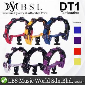 BSL DT1 Drum Set Tambourine With Hihat Clamp Holde