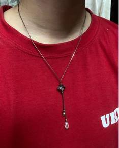 Silver Crystal Necklace