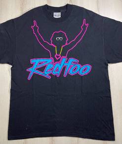 Red Foo LMFAO Black Tee #BL Used
