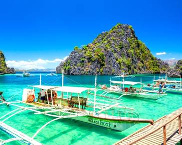 Manila - Coron - Kayangan Lake  muslim tour 5h4m