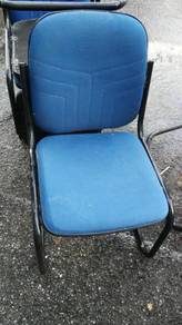 Blue Steel Leg Cushion Chair TX415