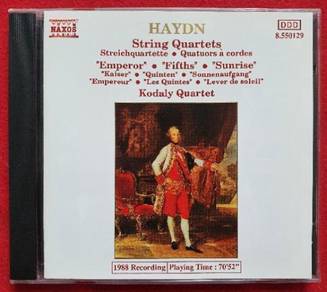 Haydn STRING QUARTETS CD