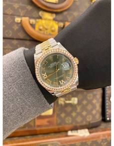Rolex Datejust 36 Half 18K 750 Yellow Gold REF1262