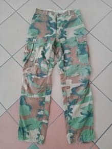 vintage US Army Vietnam ERDL camo jungle trousers
