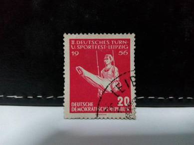 1956 Germany Stamp, Sport