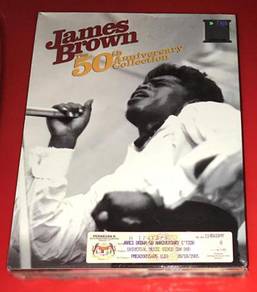 JAMES BROWN 50TH ANNIVERSARY 2CDS + 1 Dvd