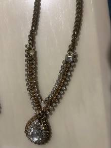 White Stone Decorated Necklace