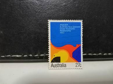1983 Australia Stamp ANZCER Kangaroo Kiwi Bird