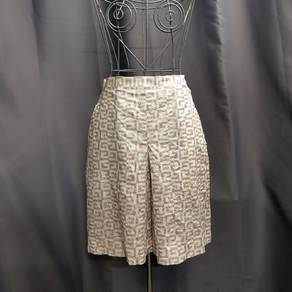 Givenchy Golf Full Logo Printed Beige Skort