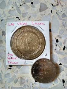 USA Las Vegas Luxor Token Rare Vintage