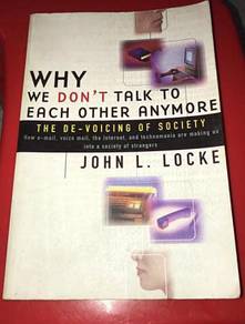 WHY WE DON’T TALK TO EACH OTHER ANYMORE Book