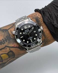 Custom Seiko Mod 41mm Black 007 Seamaster