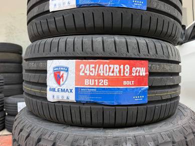 245/40/18 —Tayar baru Milemax Tahun2026
