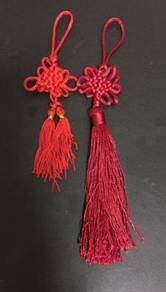Chinese Decorative Knotted Hangers (Pair)
