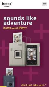 Fujifilm  Instax Liplay+ included 10 print