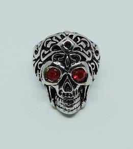 2 Tone Stainless Steel Skull Ring