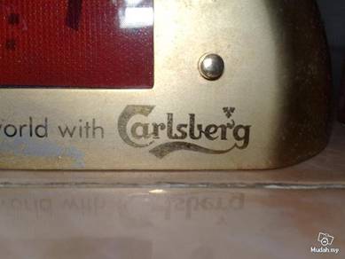 Jam antique Carlsberg table clock