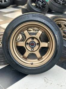 Te37V 15 inch sportrim Wira myvi alza city