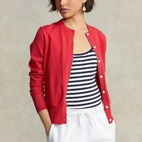 Ralph Lauren Red Fine knited Cardigen