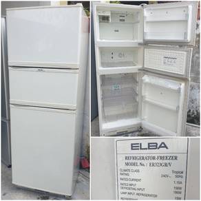 Elba 3 door fridge refrigerator peti sejuk peti ai