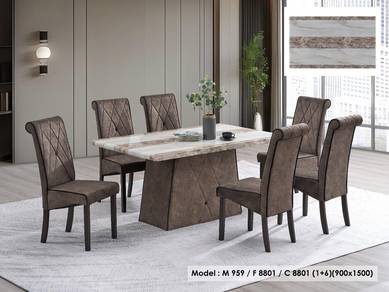 6 Seaters Dining Set DS8801