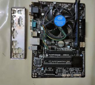 Gigabyte motherboard GA-H81M-S2PV i3-4150 ddr3 8gb