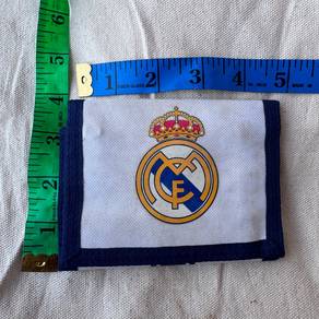 Real Madrid Wallet with Velcro White