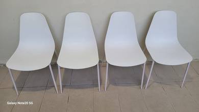 (Each price)Set of 4 White Dining Chairs/strong