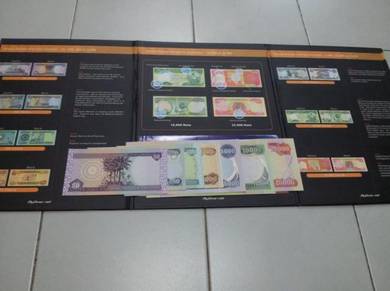 Iraq complete set of 7 pieces with Folder