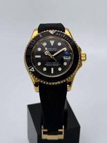 Custom Seiko Mod 40mm Gold Yachtmaster V3