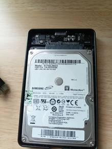 Samsung 750gb HDD with USB 3.0 Case