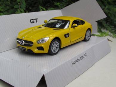 Kinsmart Diecast Car Mercedes AMG GT S Yellow