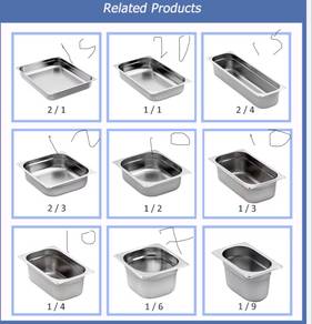 Stainless steel containers