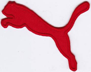 PUMA RED Emblem Logo Badge Iron On Patch
