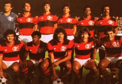 Rare vintage jersey flamengo home 80s era no 9