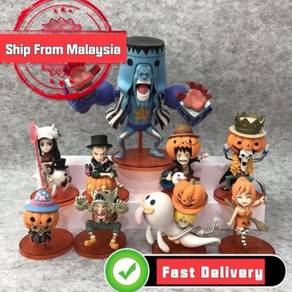 One Piece WFC Halloween Luffy Sanji Chopper 9pcs