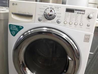 Washer Dryer LG 12kg Mesin Basuh Kering Dry Combo