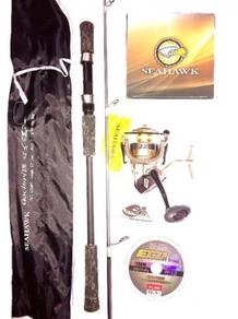 Seahawk zeta 6000 reel combo seahawk gachiri rod