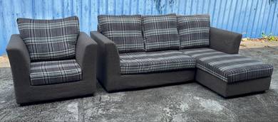 Sofa Seated L Shape + Single Seated / Sofa Set
