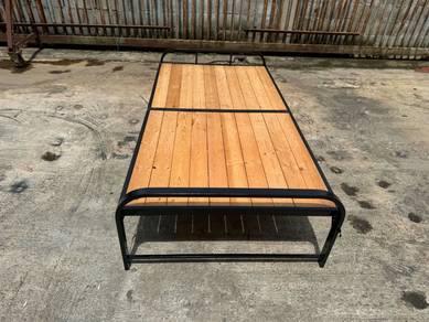 Portable Foldable Lipat Katil Single Bed Frame