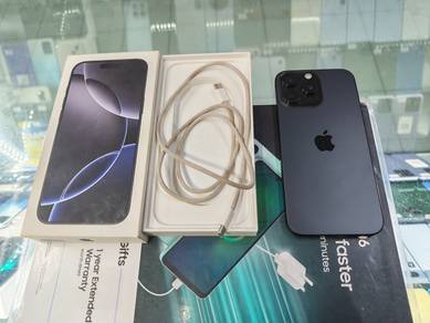 Iphone 16 Pro Max 256Gb Zp Set Malaysia Bh 90%