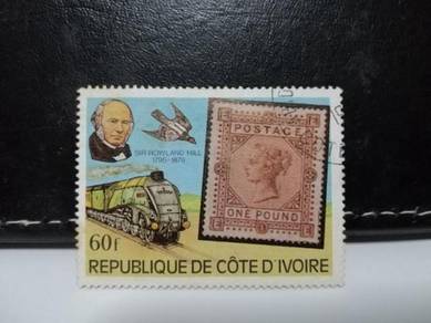 1979 Ivory Coast Stamp Stamp On Stamp