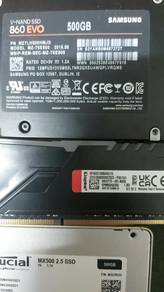 SSD sam860 EVO,500gb,Crucial MX500,Mem ddr4/8gb