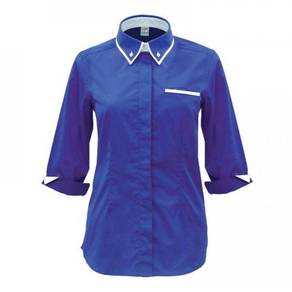 Baju Kemeja Korporat Female Royal Blue U02-07F