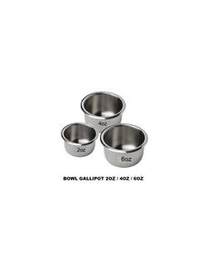 Gallipot steel 2 - 4 - 6 oz steel available