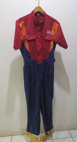 Japan Eneos Oil Short Sleeve Summer Mechanic Jumps