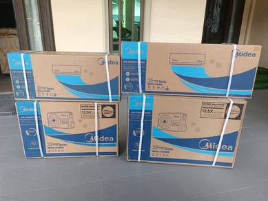 Midea 1.5hp Non Harga Siap Pasang Aircond MS251