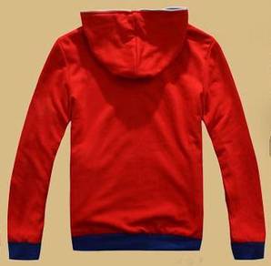 SWAG DUAL SIZE REVERSIBLE RED BLUE HOODiE SWEATER